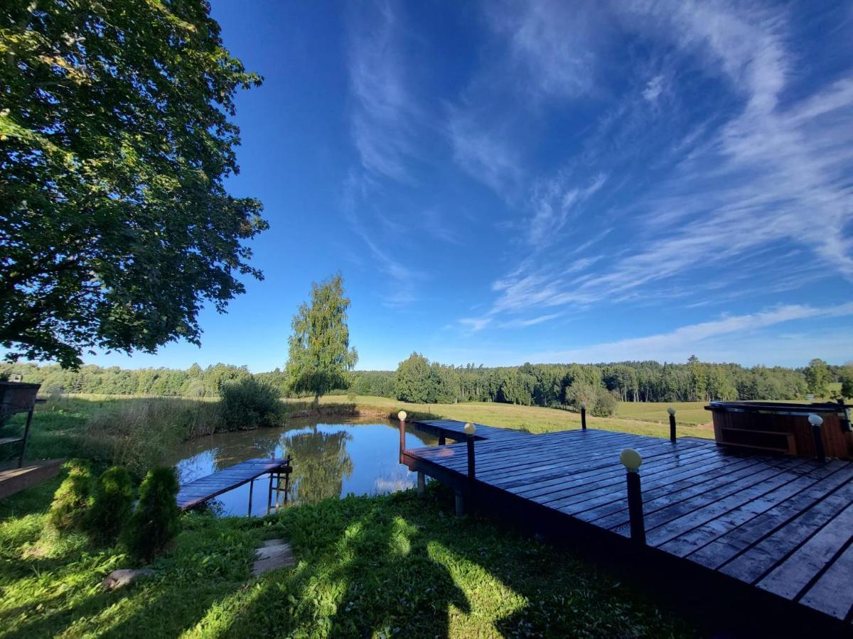 Guesthouse, Sauna & Jacuzzi In Gauja Valley - Kakukalns Straupe ภายนอก รูปภาพ