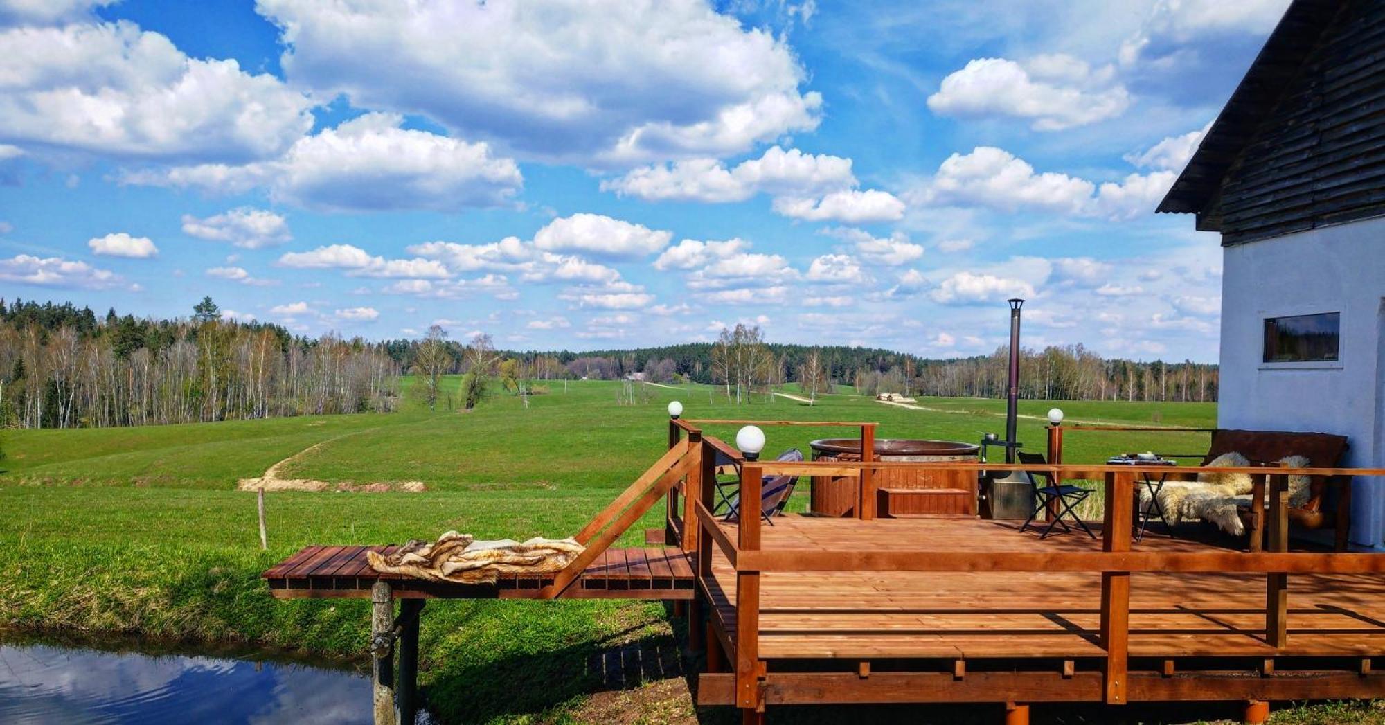 Unique Countryhouse & Sauna In Gauja Valley - Kakukalns Villa Straupe ภายนอก รูปภาพ