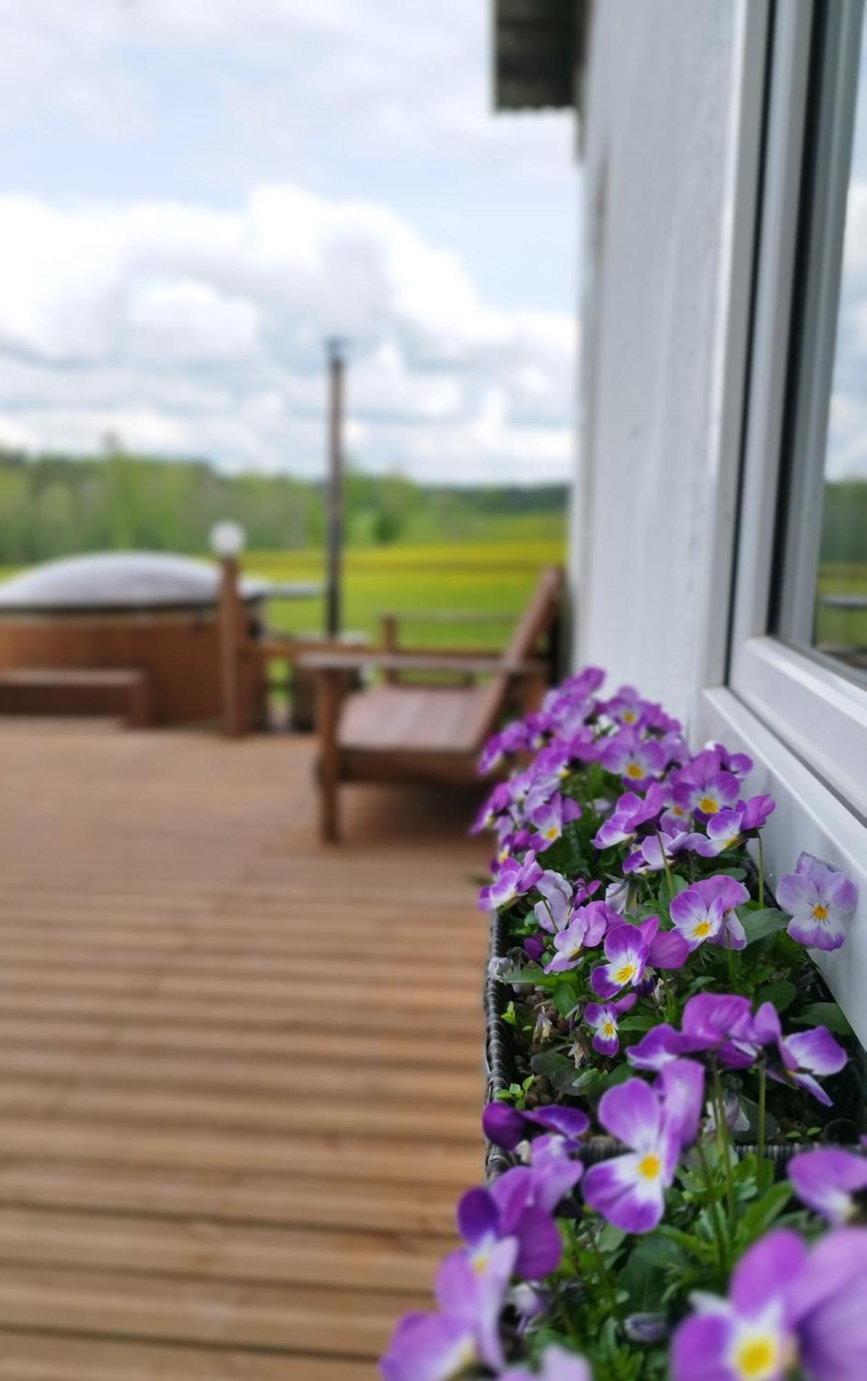 Guesthouse, Sauna & Jacuzzi In Gauja Valley - Kakukalns Straupe ภายนอก รูปภาพ