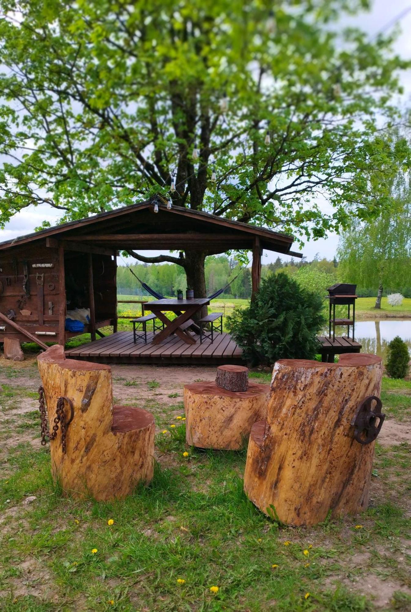 Guesthouse, Sauna & Jacuzzi In Gauja Valley - Kakukalns Straupe ภายนอก รูปภาพ