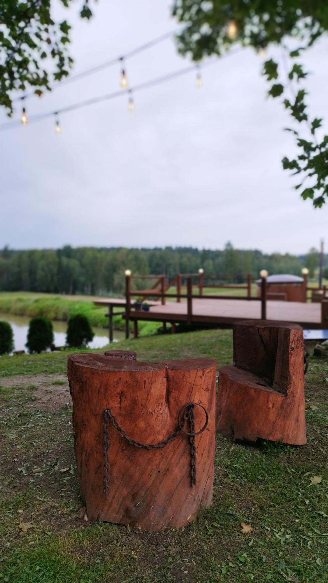 Guesthouse, Sauna & Jacuzzi In Gauja Valley - Kakukalns Straupe ภายนอก รูปภาพ