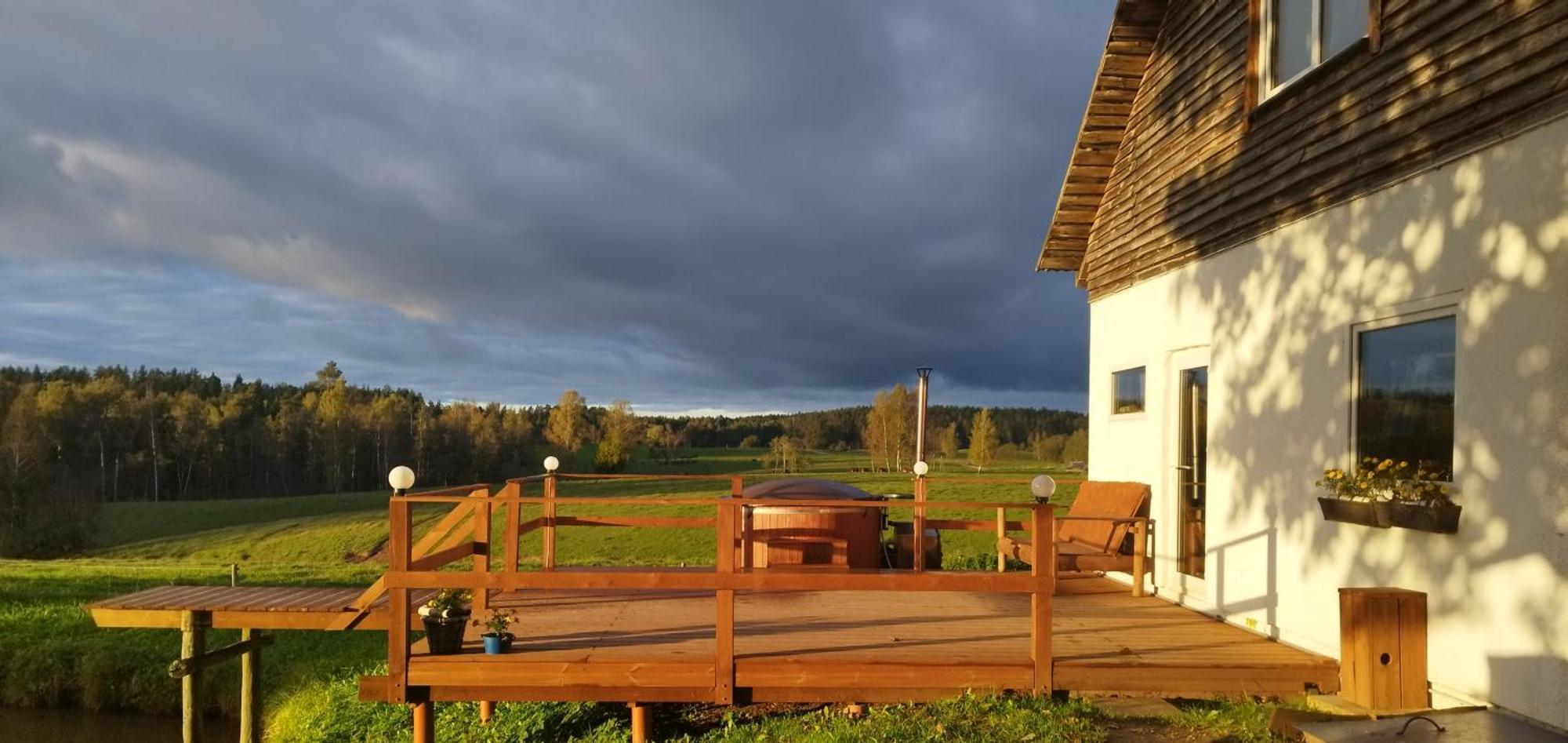 Unique Countryhouse & Sauna In Gauja Valley - Kakukalns Villa Straupe ภายนอก รูปภาพ