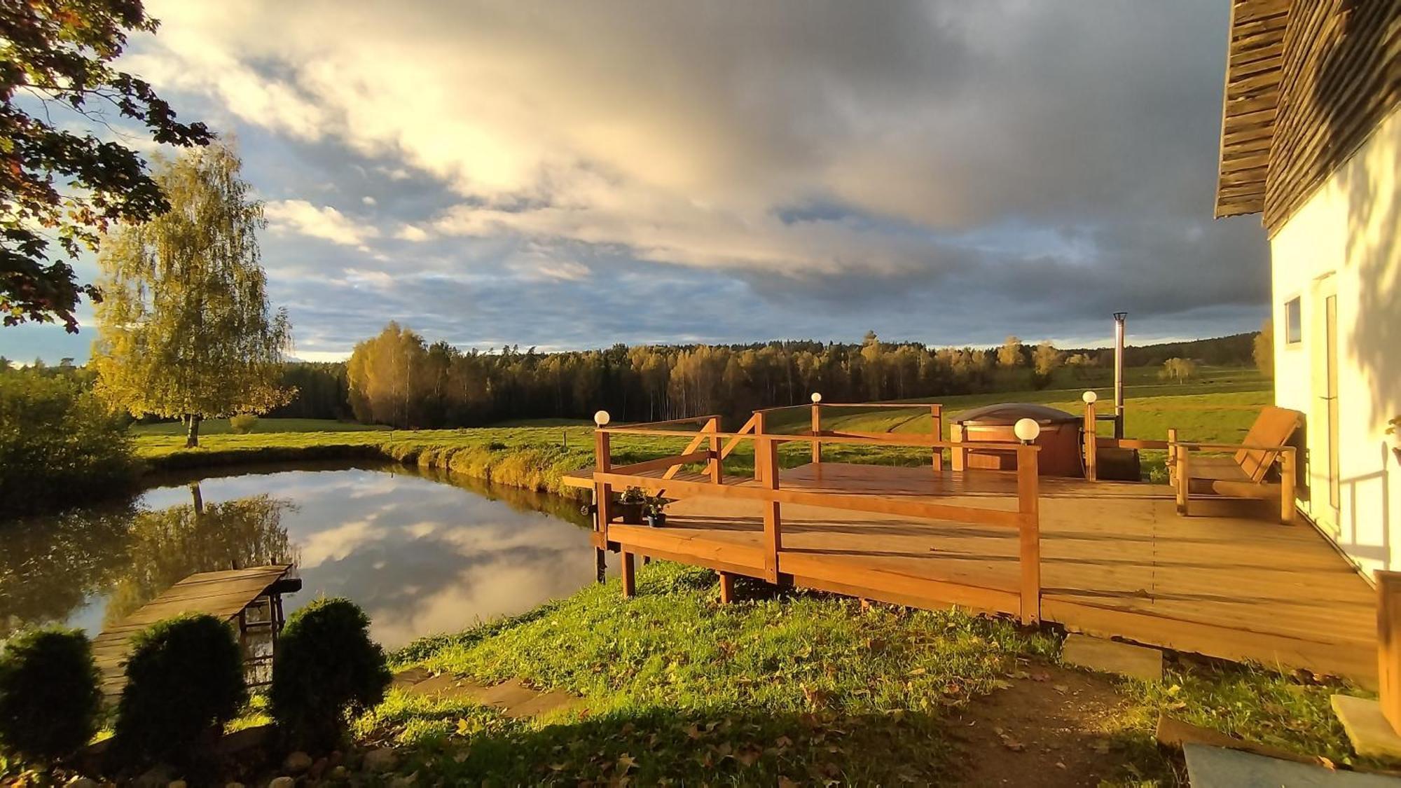 Unique Countryhouse & Sauna In Gauja Valley - Kakukalns Villa Straupe ภายนอก รูปภาพ