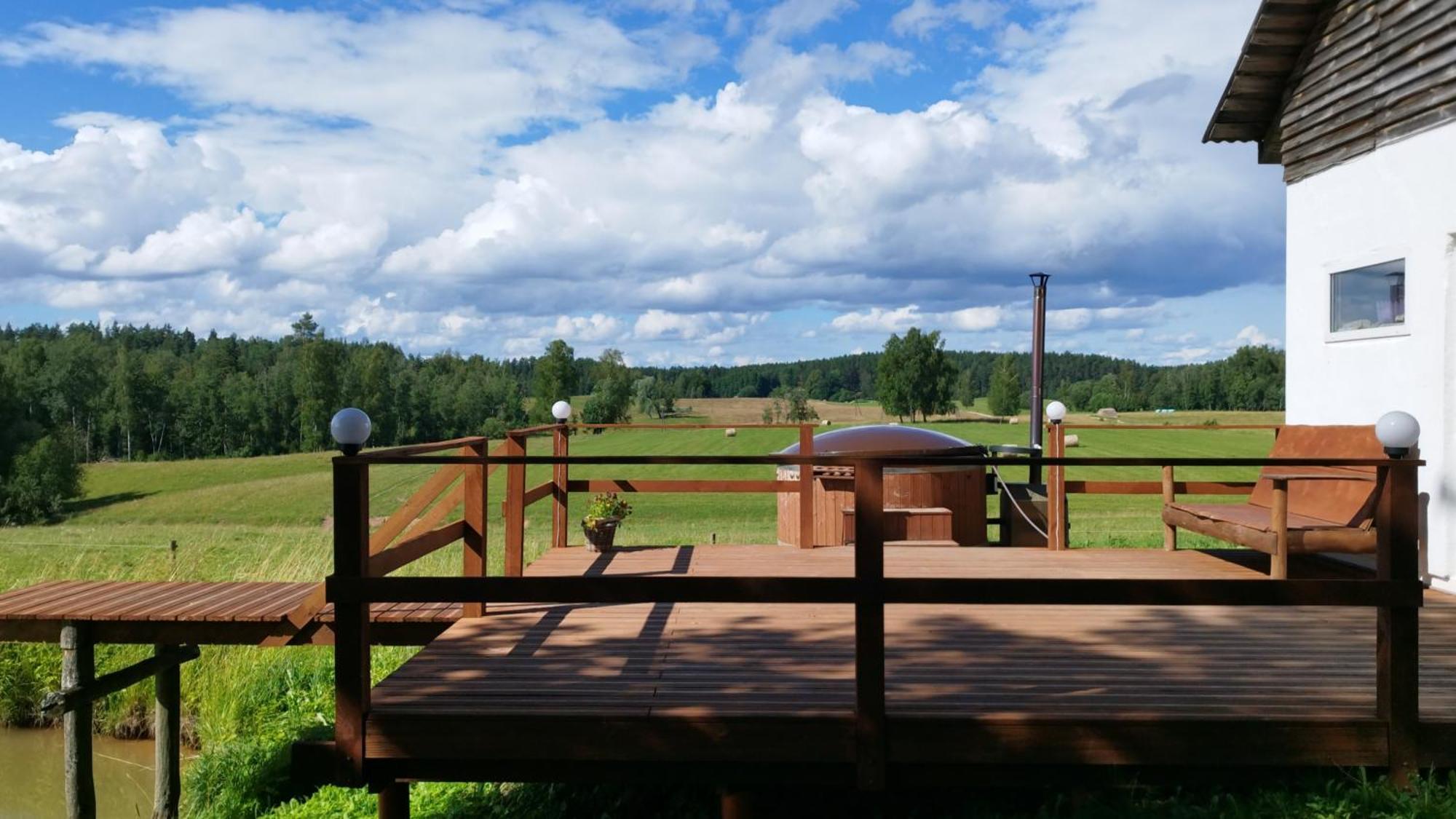 Unique Countryhouse & Sauna In Gauja Valley - Kakukalns Villa Straupe ภายนอก รูปภาพ