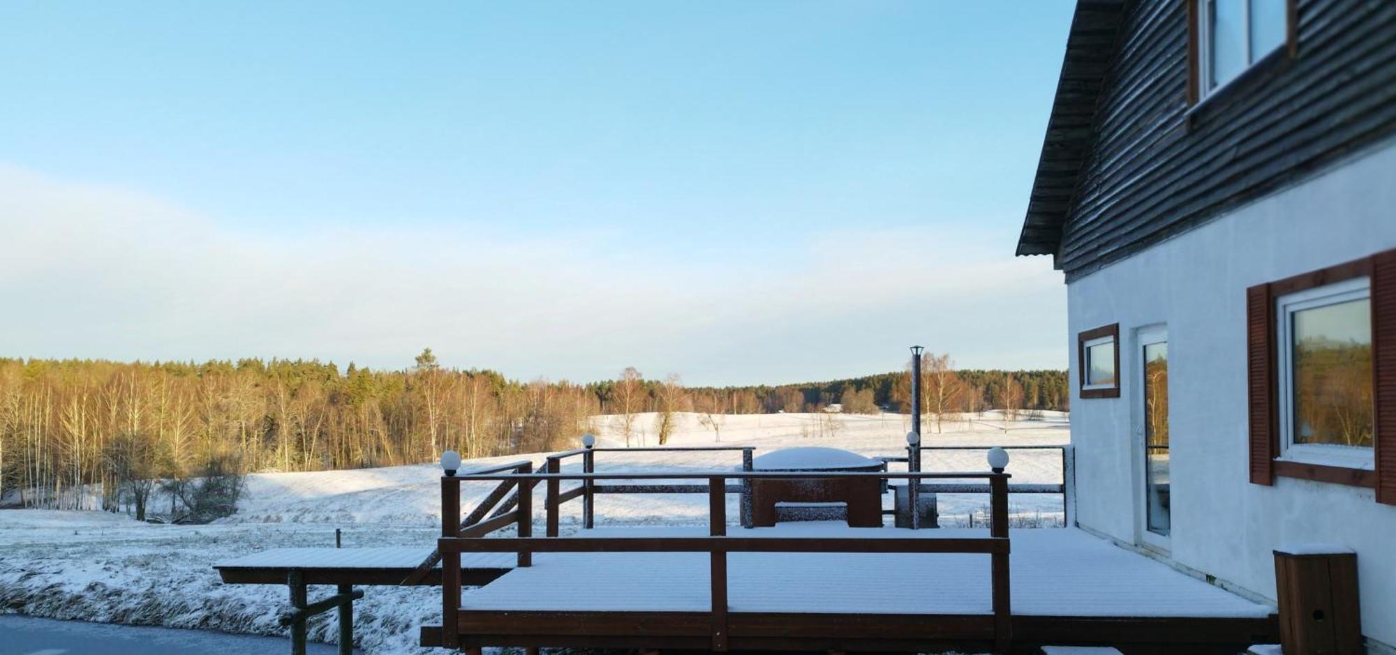 Guesthouse, Sauna & Jacuzzi In Gauja Valley - Kakukalns Straupe ภายนอก รูปภาพ
